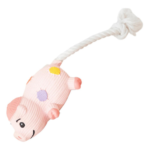 Angoily Pet Latex Toys Squeaky Dog Toy Pet Rope Tail Toys Puppy Chew Toy Latex Squeaky Toys Dog Play Toy Dog Chewing Pigs Chew Toys for Puppies Chew Toy for Dog Emulsion Teether Outdoor