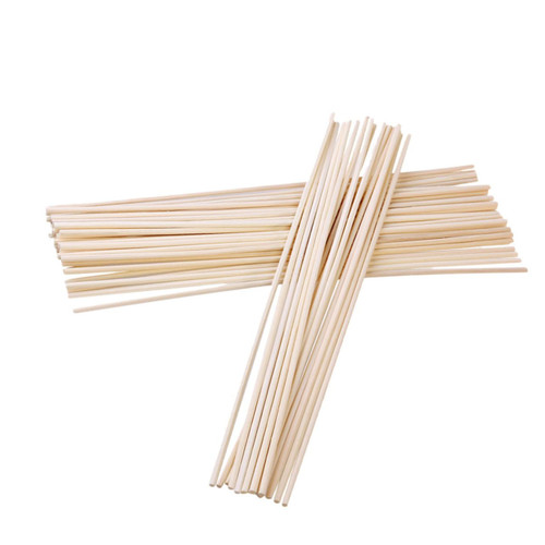 ADOCARN 50pcs White Reed Diffuser Scented Oil Sticks Natural Diffuser Sticks Fiber Sticks Reed Sticks Room Essential Oil Straight Reed Diffuser Plant Aromatherapy Rattan Bamboo
