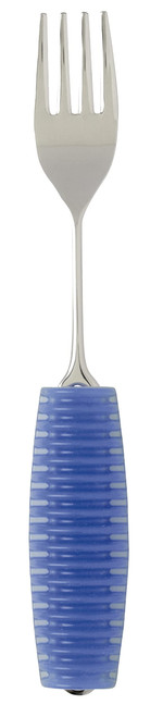 TE to TE Yo Okabe Tableware Seisakusho, Made in Japan, Flexible Kids Metal Fork, Blue