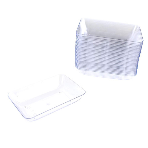 Homeford Mini Rectangular Dessert Bowl, 3-Inch, 28-Count