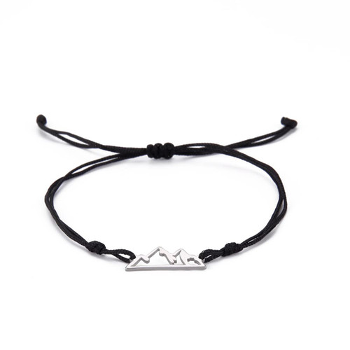 Snow Top Mountain Bracelet Jade Thread Natural Mountain Range Bangle Dainty Bracelet for Girls Women Jewelry Outdoor Lovers Nature Lovers Skiers Climbers Hikers Campers Gifts (silver-black) Snow Top Mountain Bracelet Jade Thread Natural Mountain Range Bangle Dainty Bracelet for Girls Women Jewelry Outdoor Lovers Nature Lovers Skiers Climbers Hikers Campers Gifts (silver-black)