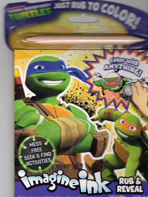 Bendon Publishing TMNT Imagine Ink: Rub and Reveal Book Playset