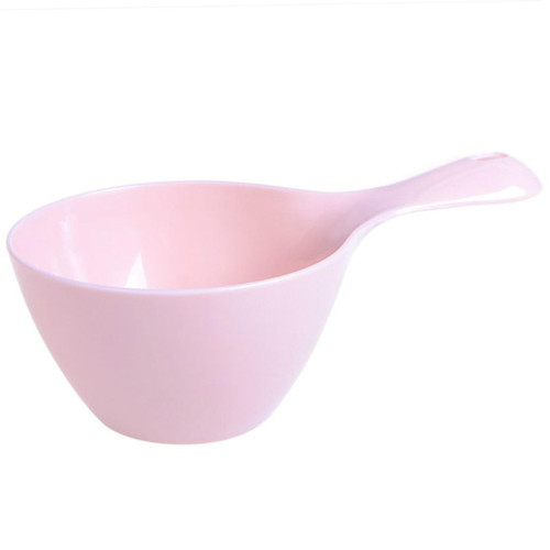 BIUDECO 2 Cup Scoop 1pc Kitchen Ladle Large Bath Ladle Water Ladle Spoon Water Scoop Shampoo Ladle Bath Rinse Cup Shampoo Rinse Cup Bath Ladle Dipper Bucket Baby Multipurpose Pink