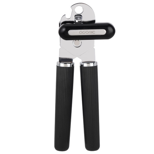 Can Opener, Manual Can Opener Heavy Duty with Comfortable and Ergonomic Handles, Anti-slip Hand Grip, Oversized Knob, Safe Cut Can Opener Manual Ultra Sharp & Smooth Edge