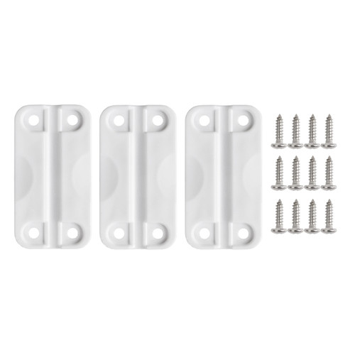 LBB-Parts Cooler Hinges for Igloo Cooler, Igloo Cooler Replacement Hinges, High Strength Igloo Cooler Hinges, Igloo Cooler Plastic Hinges for Ice Chests (3)