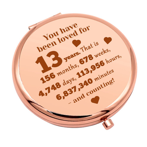 13th Birthday Gifts for Girls 13 Years Old Girl Birthday Gift Compact Makeup Mirror for Bestie Sister Daughter Folding Makeup Mirror for Niece BFF Friend Happy 13th Birthday Gifts for Teen Girl 13th Birthday Gifts for Girls 13 Years Old Girl Birthday Gift Compact Makeup Mirror for Bestie Sister Daughter Folding Makeup Mirror for Niece BFF Friend Happy 13th Birthday Gifts for Teen Girl
