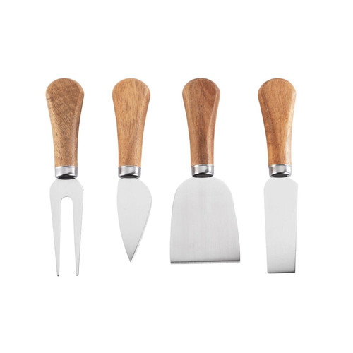 Stainless Steel Cheese Cheese Knife Butter Knife Butter Knife Acacia Wooden Handle Cheese Knife HY2027