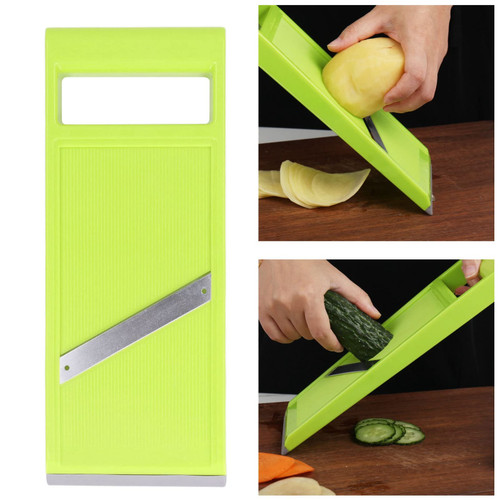 Vegetable Chip Maker, Handheld Mandoline Slicer for Potatoes and Onion, Kitchen Cutter Chopper for Vegetables, Vegetable Cutter Onion Slicer, Time Saver