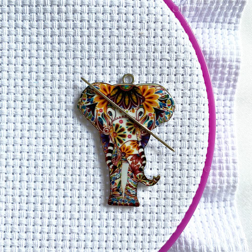 DPXWCCH Elephant Needle Minder for Cross Stitch, Enamel Magnetic Pin Holders, Lovely Needle Nanny for Embroidery Needlework DPXWCCH Elephant Needle Minder for Cross Stitch, Enamel Magnetic Pin Holders, Lovely Needle Nanny for Embroidery Needlework