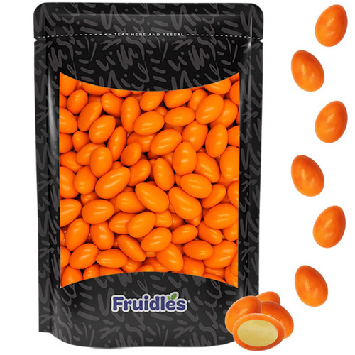 Vibrant Jordan Candy Almonds with a Sweet Sugar Coating, Kosher Certified Parve (Half-Pound, Orange) Vibrant Jordan Candy Almonds with a Sweet Sugar Coating, Kosher Certified Parve (Half-Pound, Orange)