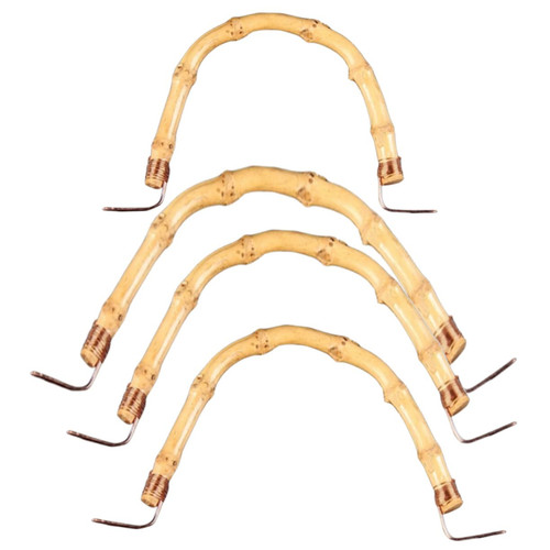 FUNOMOCYA 4Pcs teapot handle pot grip replacement rattan pot handle teapot wooden handle japanese pot tea kettle handle whistling kettle handle bamboo tea ceramic kettle wired whistle copper