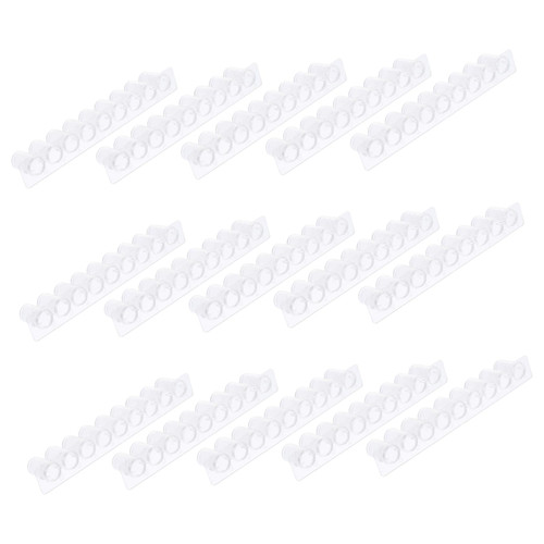 Gatuida Experiment Reaction Board 15pcs Chemical Experiment Equipment Plant Supplies Small Tools Plastic Square Science Exploration Plate