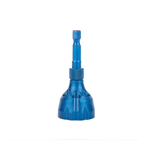 Deburring External Chamfer Tool With Tungsten Carbide Deburring External Chamfer Tool With Carbide Deburring Drill Bit Burr Tools 1/2 Masonry Drill Bit Long (Blue, One Size)