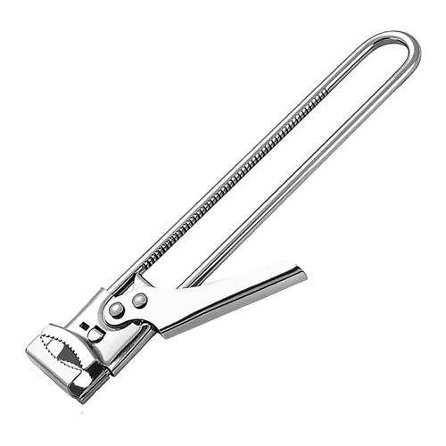 Can Opener, Twist Adjustable Design Corkscrew, Stainless Steel Corkscrew Wine Opener, Firm Grip Bottle Cap Opener, Durable Wine Key, Comfortable Handle Wine Bottle Remover Suitable for Bars Gifts