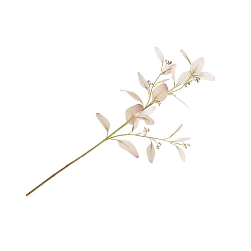 LIFKICH 1pc Office Decoration Artificial Branches Green Leaves Decor Wedding Eucalyptus Leaf Wedding Bouquet Eucalyptus Imitation Eucalyptus Leaf Floral Greenery Stems Household Paris Pink