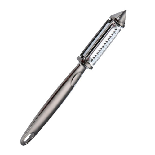 PRETYZOOM Melon Planer Paring Rotary Peeler Cucumber Peeler Veggie Peeler Vegetables Fruit Safety Peeler Fruit Parer 304 Stainless Steel To Rotate Grater Multipurpose