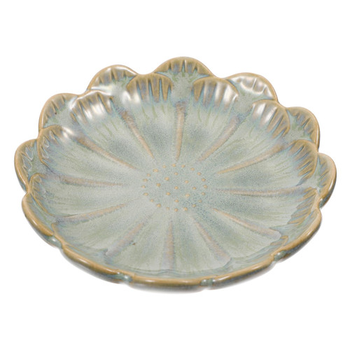 BESTOYARD Ceramic Saucer Dipping Bowl Cute Soy Sauce Bowls Tasting Dishes Soy Dish Flower Sauce Dish Small Flower Bowls Porcelain Dipping Plate Dip Dishes Dipping Sauce Bowl Ceramics Sushi