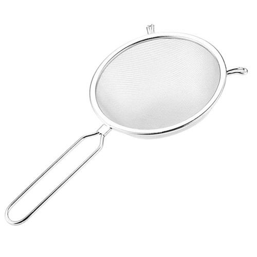 KALLORY Fat Skimmer Spoon Cooking Striner Metal Skimmer Spoon Cooking Skimmers Baking Strainer Skimmer Strainer Slotted Spoon Stainless Steel Pasta Strainer Colander Spoon Mesh Spaghetti