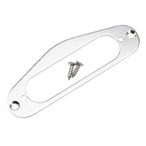 1Pcs Yootones Metal Guitar Single Coil Pickup Mounting Ring with Screws Compatible with Fender Stratocaster Strat Guitar (Silver)