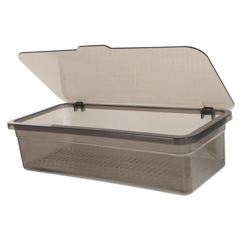 BESTOYARD Box Compact Cutlery Organizer Fork Utensil Storage Container Flatware Holder Basket Silverware Tray with Lid Chopsticks Case Utensil Organizer Spoon Red Storage Supplies re-usable