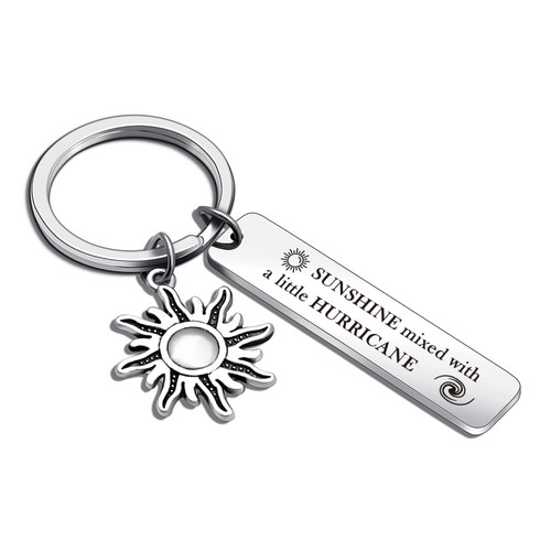 ASANHAO Sunshine Gift Hurricane Jewelry Daughter Keychain Sister Jewelry Wife Gift Encouragement Gift Girlfriend Gift Best Friend Keychain Cousin Gift Bestie Keychain BFF Jewelry ASANHAO Sunshine Gift Hurricane Jewelry Daughter Keychain Sister Jewelry Wife Gift Encouragement Gift Girlfriend Gift Best Friend Keychain Cousin Gift Bestie Keychain BFF Jewelry