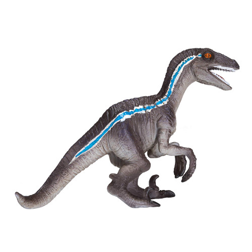 MOJO Velociraptor (Crouching) Realistic Dinosaur Hand Painted Toy Figurine