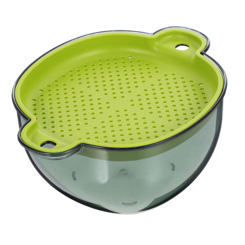 COLLBATH Kitchen Vegetable Basket Fruit Draining Basket Filter Strainer Vegetables Drain Basket Vegetable Wash Basket Colander Bowl Food Drain Bowl Double Layer Plastic Wash Basin COLLBATH Kitchen Vegetable Basket Fruit Draining Basket Filter Strainer Vegetables Drain Basket Vegetable Wash Basket Colander Bowl Food Drain Bowl Double Layer Plastic Wash Basin