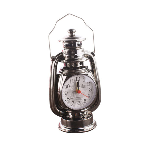 Zerodeko 1pc Retro Alarm Clock Table Clock Desk Clock Vintage Alarm Clock Vintage Oil Lamp Ornament The Office Decor Office Decore Student Lamp Dropshipping