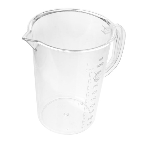 SHOWERORO 1pc Graduated Measuring Cup Clear Coffee Mugs Measuring Pitcher Cups Measuring Scale Cups Measuring Jug Pitcher Glass Coffee Mug Terrariums Plastic Pearlescent Sauce Cup re-usable