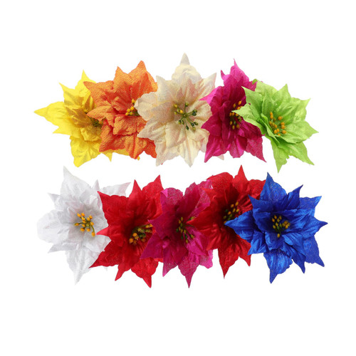 RORPOIR 10pcs Artificial Christmas Flowers Glitter Flower Poinsettia Picks Xmas Leaves Christmas Poinsettia Decorations Festive Xmas Flowers Xmas Tree Wreath Pe Christmas Tree RORPOIR 10pcs Artificial Christmas Flowers Glitter Flower Poinsettia Picks Xmas Leaves Christmas Poinsettia Decorations Festive Xmas Flowers Xmas Tree Wreath Pe Christmas Tree