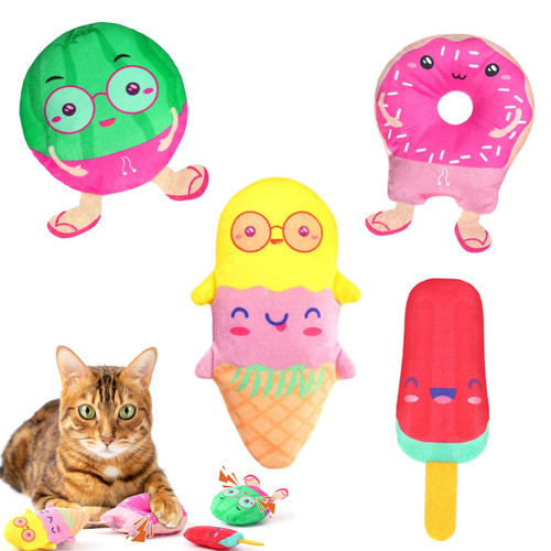 Legendog Catnip Toy, 4 PCS Cat Toys for Indoor Cats Kitten Chew Toy Bite Resistant Catnip Toys for Cats