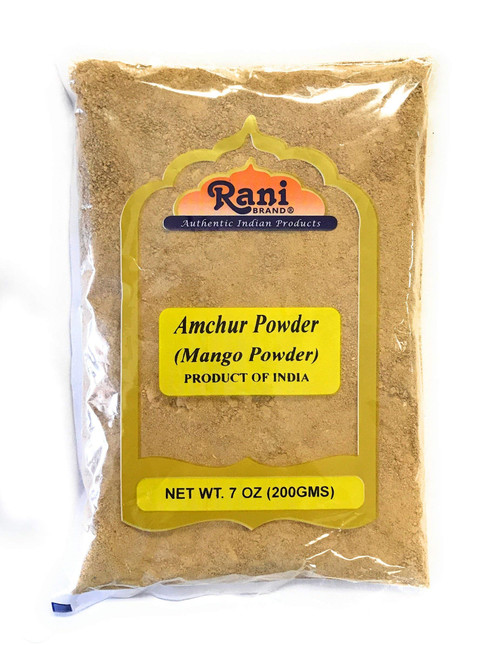 Rani Amchur (Mango) Ground Powder Spice 7oz (200g) ~ All Natural, Indian Origin | No Color | Gluten Friendly | Vegan | NON-GMO | No Salt or fillers Rani Amchur (Mango) Ground Powder Spice 7oz (200g) ~ All Natural, Indian Origin | No Color | Gluten Friendly | Vegan | NON-GMO | No Salt or fillers