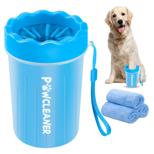 Dog Paw Cleaner, Washer, Buddy Muddy Pet Foot Cleaner for Small Medium Large Breed Dogs/Cats (with 3 absorbent towel) Dog Paw Cleaner, Washer, Buddy Muddy Pet Foot Cleaner for Small Medium Large Breed Dogs/Cats (with 3 absorbent towel)