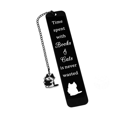 Cat Lover Gifts for Women Cute Bookmarks Book Lovers Gift Bookish Gift Bookmark Gifts for Writers Bookworm Birthday Valentines Day Gifts for Teen Girls Reader Book Fans Book Club Gifts for Him Her