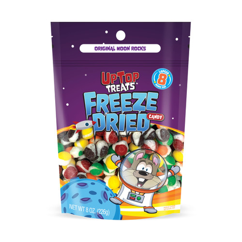 Original Moon Rocks - Freeze Dried Candy | 8oz Bag |Original Flavors - Orange, Lemon, Grape, Strawberry, & Lime | For Backpacking, Camping, or as a Gift - Freeze-Dried in the USA Original Moon Rocks - Freeze Dried Candy | 8oz Bag |Original Flavors - Orange, Lemon, Grape, Strawberry, & Lime | For Backpacking, Camping, or as a Gift - Freeze-Dried in the USA