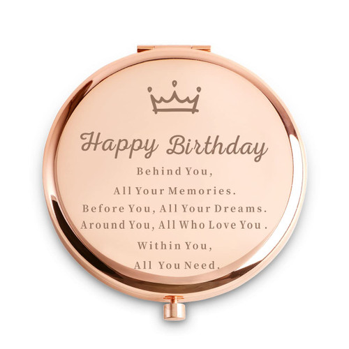 Birthday Gifts for Women - Personalized Birthday Gift Ideas for Girls Grandma Nana Mom Aunt Wife Sister Daughter Niece Granddaughter Best Friends BFF Coworkers - Personalized Compact Mirror Birthday Gifts for Women - Personalized Birthday Gift Ideas for Girls Grandma Nana Mom Aunt Wife Sister Daughter Niece Granddaughter Best Friends BFF Coworkers - Personalized Compact Mirror
