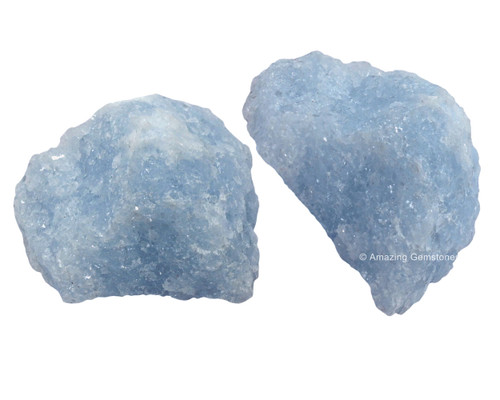 2 Pieces Blue Calcite Crystal for Sleep Raw Crystals and Healing Stones, Natural Rocks for Tumbling and DIY Raw Stones and Crystals 2 Pieces Blue Calcite Crystal for Sleep Raw Crystals and Healing Stones, Natural Rocks for Tumbling and DIY Raw Stones and Crystals