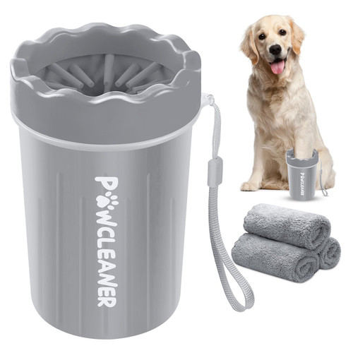 Dog Paw Cleaner, Dog Paw Washer, Paw Buddy Muddy Paw Cleaner, Pet Foot Cleaner for Small Medium Large Breed Dogs/Cats (with 3 absorbent towel) Dog Paw Cleaner, Dog Paw Washer, Paw Buddy Muddy Paw Cleaner, Pet Foot Cleaner for Small Medium Large Breed Dogs/Cats (with 3 absorbent towel)