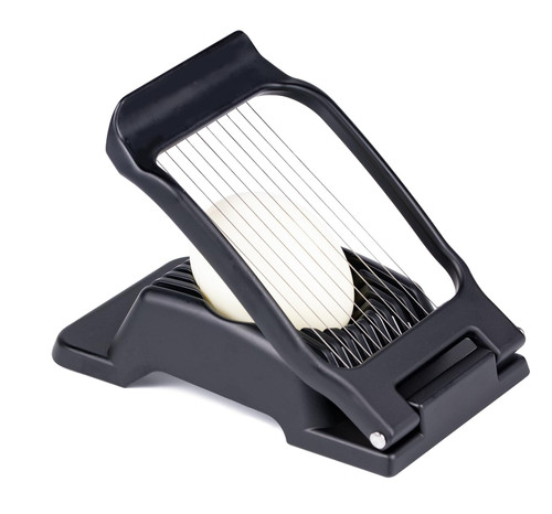 Ortarco Egg Slicer for Hard Boiled Eggs, Aluminium Egg Cutter Heavy Duty Stainless Steel Wire