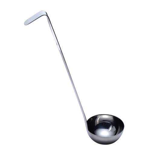 1 Piece Stainless Steel Soup Ladle 3 Ounce Ladle Handle Soup Ladle Stainless Steel Canning Ladle Oil Soup Spoon Serving Ladle Kitchen Accessories, Silver