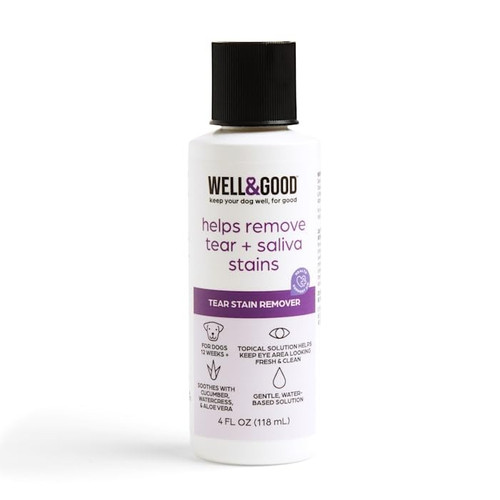 Well & Good Dog Tear Stain Remover, 4 fl. oz.