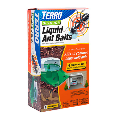TERRO T1804-6 Outdoor Ready-to-Use Liquid Ant Bait Killer and Trap - Kills Common Household Ants - 4 Bait Stations TERRO T1804-6 Outdoor Ready-to-Use Liquid Ant Bait Killer and Trap - Kills Common Household Ants - 4 Bait Stations