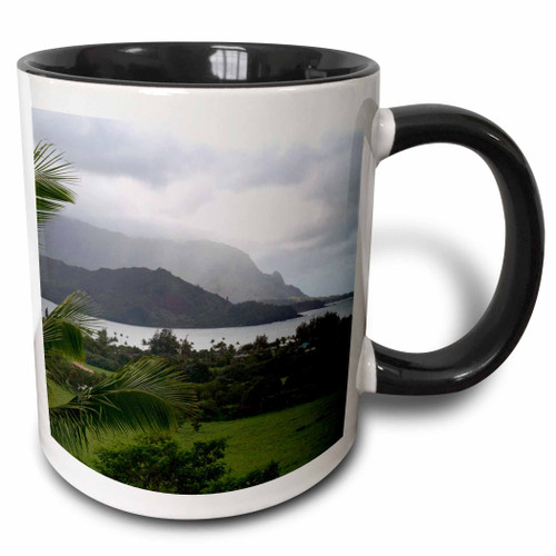 3dRose Hanalei Bay, Kauai Island, Hawaii, USA Mug, 11 oz, Black 3dRose Hanalei Bay, Kauai Island, Hawaii, USA Mug, 11 oz, Black