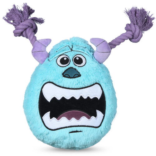 Disney for Pets Disney and Pixar's Monsters, Inc. Sully 9" Rope Head Toy for Dogs | Sully Dog Toy | Monsters Inc Movie Toys for All Dogs, Official Dog Toy Product of Disney and Pixar for Pets