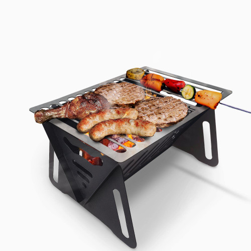 Bodkar Charcoal Grill, Small BBQ Grill Portable Lightweight smoker Grill, Barbecue Grill desk Tabletop Outdoor Grill for Camping Picnics Garden Beach Party 6"*4.6"*4.9" Bodkar Charcoal Grill, Small BBQ Grill Portable Lightweight smoker Grill, Barbecue Grill desk Tabletop Outdoor Grill for Camping Picnics Garden Beach Party 6"*4.6"*4.9"