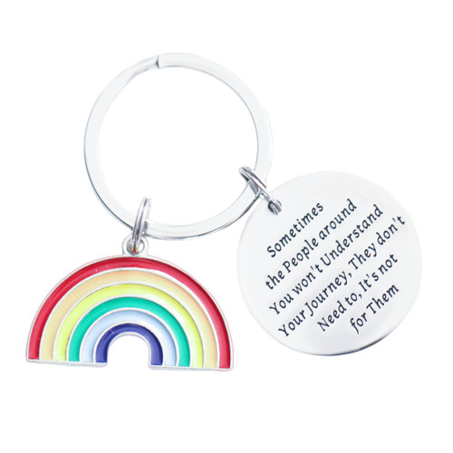 VALAFO Gay Pride Keychain Gift LGBTQ Rainbow Key Chain Pansexual Bisexual Jewelry Lesbian Lgbt Keychain VALAFO Gay Pride Keychain Gift LGBTQ Rainbow Key Chain Pansexual Bisexual Jewelry Lesbian Lgbt Keychain