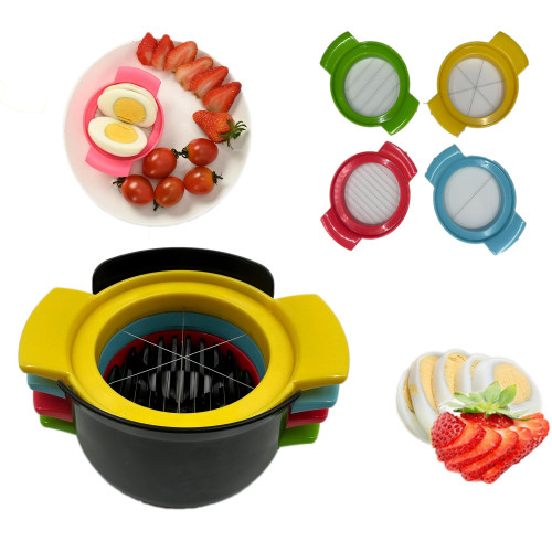 KWBLWE Egg Slicer for Hard Boiled Eggs,4 -in -1 Multi-Functional Egg Slicer,Hard Boiled Egg Cutter,For Slicing Eggs, Strawberries,Kiwis and Other Fruits,kitchenaid Egg Slicer KWBLWE Egg Slicer for Hard Boiled Eggs,4 -in -1 Multi-Functional Egg Slicer,Hard Boiled Egg Cutter,For Slicing Eggs, Strawberries,Kiwis and Other Fruits,kitchenaid Egg Slicer