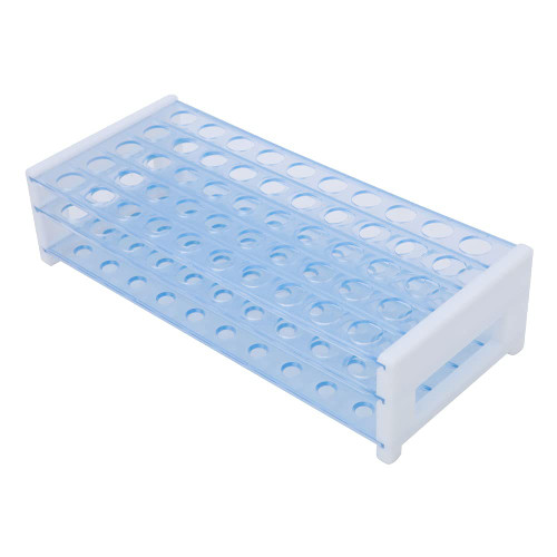SYH&AQYE Test Tube Holder, 3 Layer Test Tube Rack for 16mm Tubes 50 Holes Plastic Lab Test Tubes Holder Bracket Stand for Laboratory(50 Holes)
