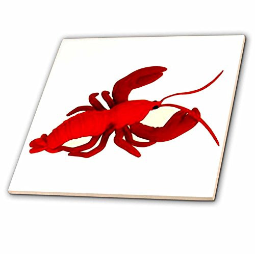 3dRose LLC Lobster 6-Inch Ceramic Tile