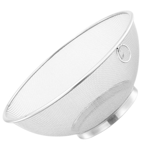 VOSAREA Stainless Steel Rice Basket Rice Cleaner Strainer Fine Mesh Strainer Basket Vegetable Wash Basin Fruit Washing Colander Mesh Sink Basket Vegetable Basket Fruits and Vegetables